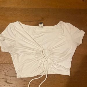 Cropped sinch shirt